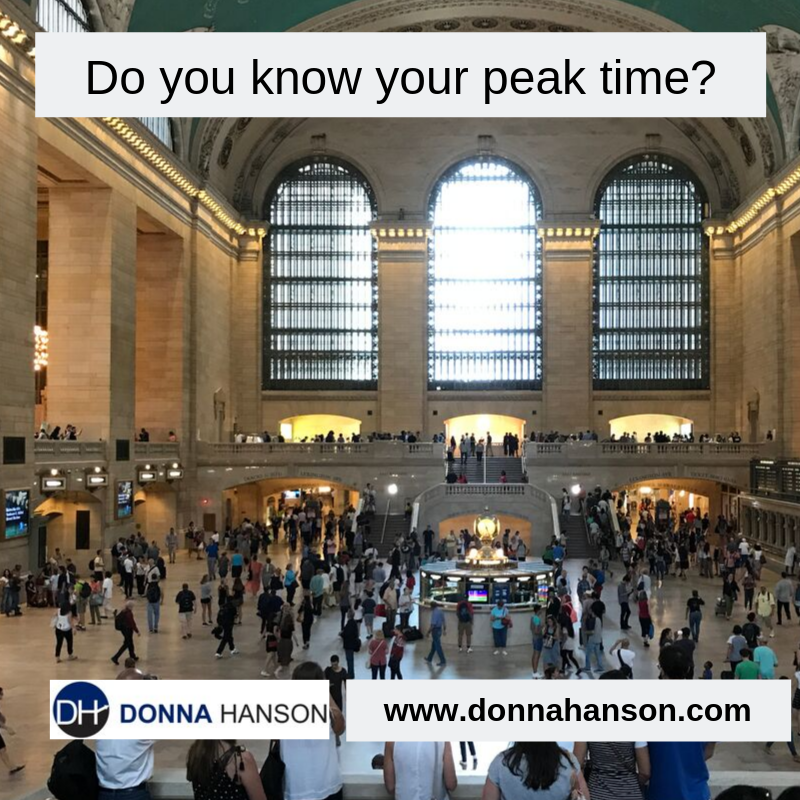 Do You Know Your Peak Time?